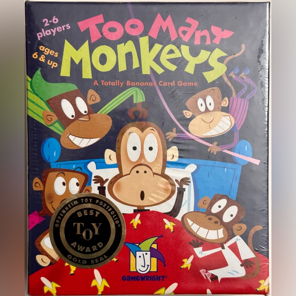 Brand New Too Many Monkeys Card Game